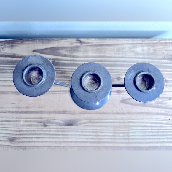 Mid Century BM Co. Silver Candelabras Candlestick 3 - Picture 4 of 4